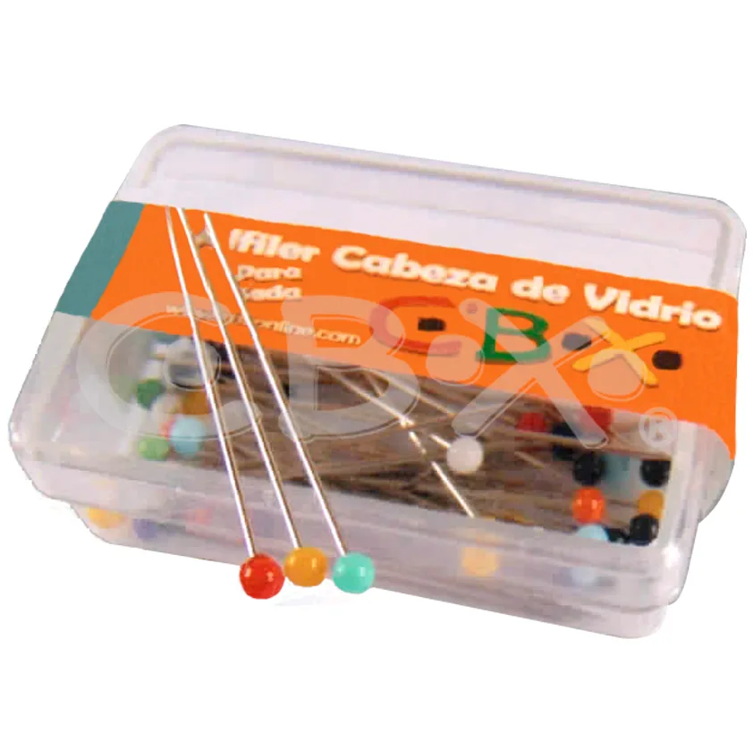 Alfiler Cabeza De Vidrio